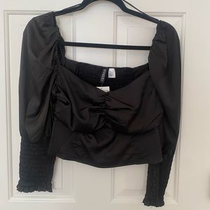 Satin crop top